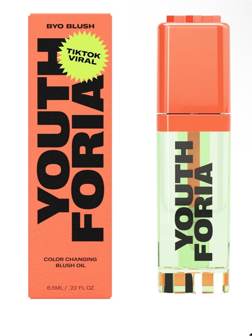 Youthforia BYO Blush Color Changing Blush Oil in CHEMICAL REACTION NIB